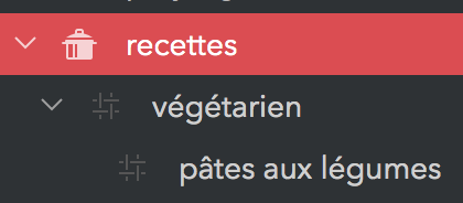 Bear - Création de dossiers et de sous dossiers